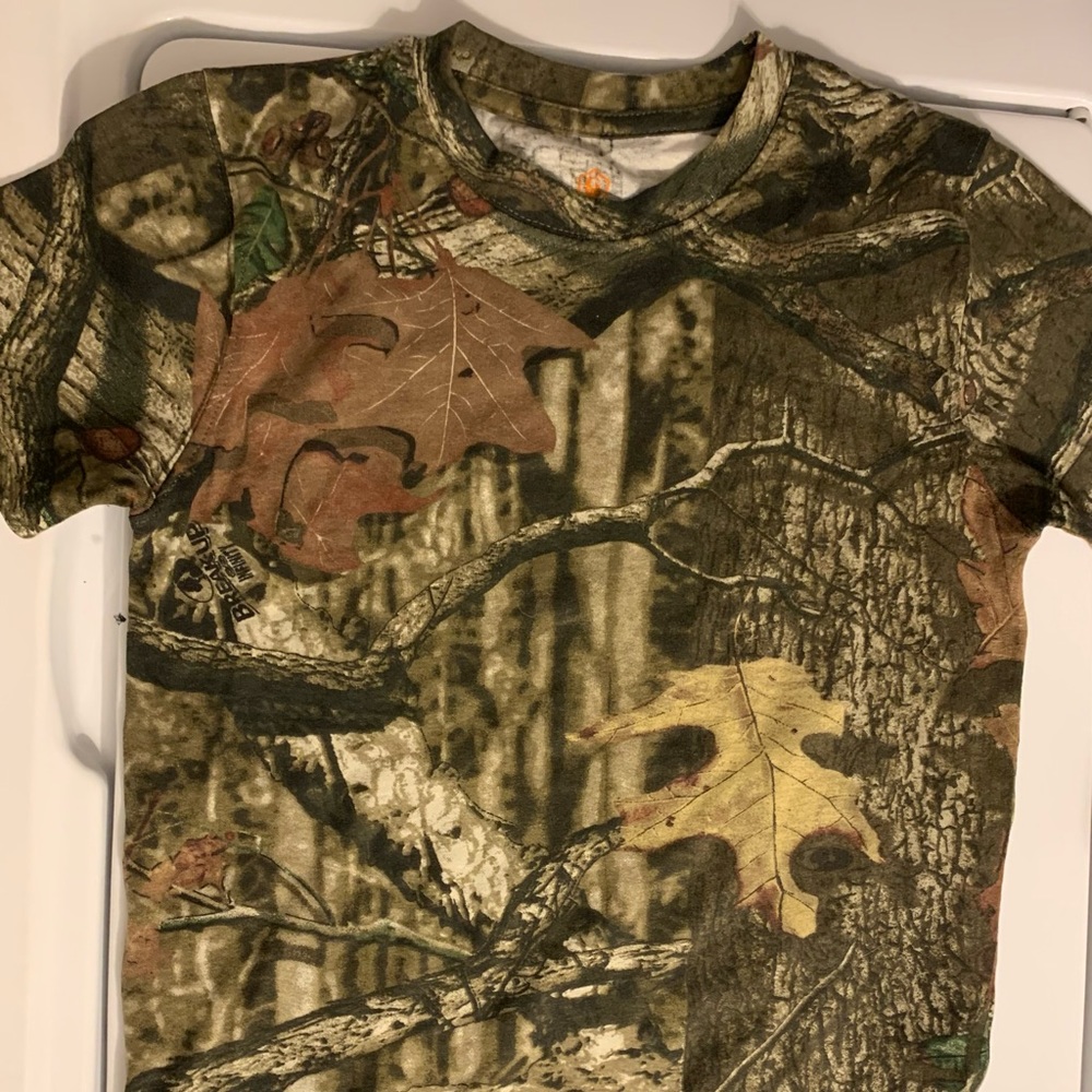 Game Winner MOSSY OAK CAMO Tee Shirt Boys M/8, NEW without tags